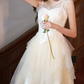 Elegant White Tulle Spaghetti Straps Sequin Sweetheart A-Line Homecoming Dress DP8841