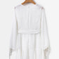 Vintage White V-neck Short A-Line Party Dress Cocktail Dress Homecoming Dress DP6473