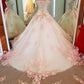Elegant Sweetheart Pink Applique Sweet 16 Quinceanera A-Line Floor-length Prom Dress Birthday Dress Evening Dress Ball Gown DP6445