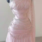 Vintage Glittering Beaded One-shoulder Prom Dress Evening Dress DP6321