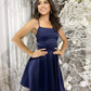 Simple Short Backless Green Prom Dress Formal Graduation Homecoming Dress, DP2382