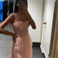 Ruffles Tulle Long Prom Dress Spaghetti Sweetheart A-Line Evening Party Gown, DP2391