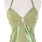 Light Green Halter Vintage Cocktail Dress Homecoming Dress, DP2680
