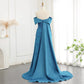 Wunderschönes, funkelndes, schulterfreies A-Linien-Ballkleid mit Paillettenstickerei, langes Abendkleid, DP6541