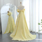 Wunderschönes, funkelndes, schulterfreies A-Linien-Ballkleid mit Paillettenstickerei, langes Abendkleid, DP6541