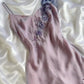 Enchanting Applique Shiny Beaded Prom Dress Sheath Spaghetti Strap Evening Dress Irregular Hem Formal Dress DP6663