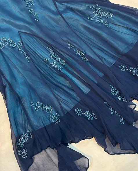 Vintage Halter Beadings Ruffles Long Prom Gown Evening Dress, DP3706