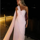 Vintage Pink Sweetheart Prom Dress Sheath Evening Dress Beaded Party Dress Long Formal Dress DP6874