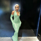 Gorgeous Sequined Mermaid Halter-Neck Formal Prom Dress Long Evening Gown BL18608