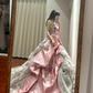 Glamorous Strapless 3D Floral Embroidery Princess Sweet 16 Quinceanera Ball Gown DP7546