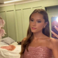 Shiny Pink Strapless A-Line High-Low Party Dress Birthday Gowns, DP3745