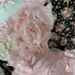 Gorgeous Pink 3D Flowers Sweet 16 Quinceanera Strapless A-Line Floor-length Prom Dress Evening Dress Ball Gown DP6416