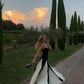 Vintage Black and White A-Line Prom Dress Spaghetti Strap Evening Dress Long Formal Dress, DP6608