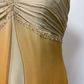 Vintage Sunset Straps Beading A-Line Long Formal Party Gown, DP3506