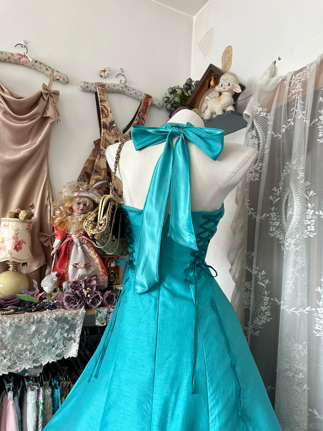 turquoise blue homecoming dress Teal Blue Sequins V-Neck Short Homecoming Dress – Modsele main image 0