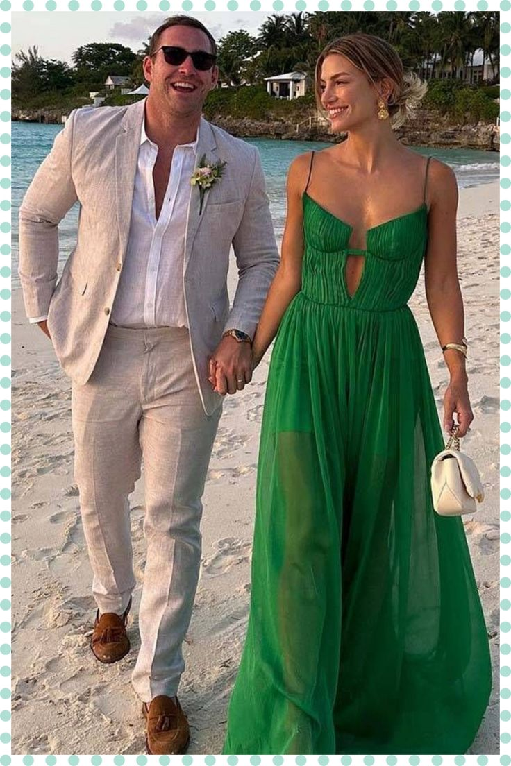 emerald green dress couple Check out @simonelovee