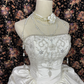 Retro White Beading Strapless  A-Line Satin Quinceanera Dresses Sweet 16 Birthday Ball Gowns, DP5913