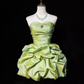 Vintage Sweetheart A-Line Homecoming Dress Ruffle Strapless Party Dress Short Cocktail Dress, DP6557
