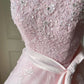 Elegant Pink Ruffled Tulle Lace Appliques Sweet 16 Quinceanera Ball Gown DP8271