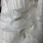 Vintage-Inspired Mermaid Strapless Wedding Dress Ruffled Draped Bodice Bridal Gown DP7064