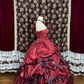 Gorgeous Burgundy Satin Sweet 16 Quinceanera Strapless A-Line Floor-length Prom Dress Birthday Dress Evening Dress Ball Gown DP6421