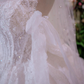 Elegant Off-the-Shoulder Glitter Lace A-Line Wedding Dress DP8391