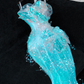 Gorgeous Sparkling Blue Beaded Sequin Mermaid Elegant Chiffon Tulle Evening Dress Prom Dresses DP6149