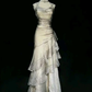 Green Straps Sheath Chiffon Vintage Long Prom Dress, DP4301