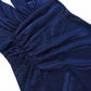 Vintage Glänzendes V-Ausschnitt Neckholderkleid Meerjungfrau Langes hochgeschlitztes Sommerkleid Ballkleid Abendkleid DP6399