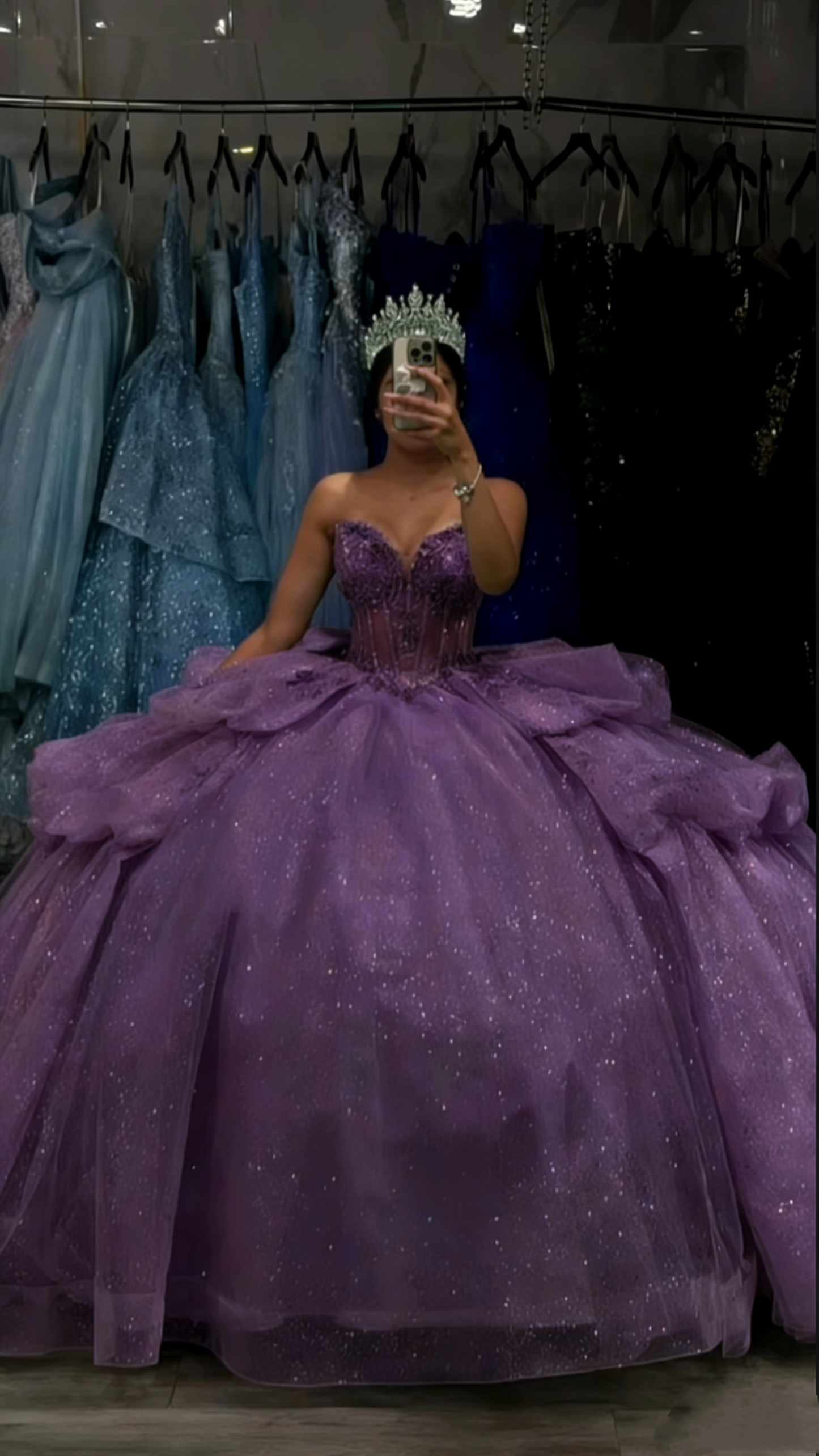 Enchanting Mint Green Sweetheart Neckline Ball Gown with Glitter TulleQuinceanera DP4654