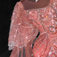 Gorgeous Shiny Orange Beaded Sequined Design Mermaid Prom Dress Evening Dress DP6226