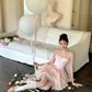 Cute Pink Sweetheart Princess Style Tiered A-Line Design Spaghetti Strap Short 18th Birthday Party Dress Homecoming Dress DP6256