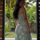Dusty Blue Spaghetti Straps Elegant Long Party Dress, DP2666