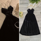 Dark Blue Straps A-Line Long Prom Evening Dress Cocktail Dress, DP3329