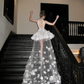 Gorgeous Glittering Silvery Beaded Sequined A-Line Halter Dress Design Party Dress Homecoming Dress DP6250