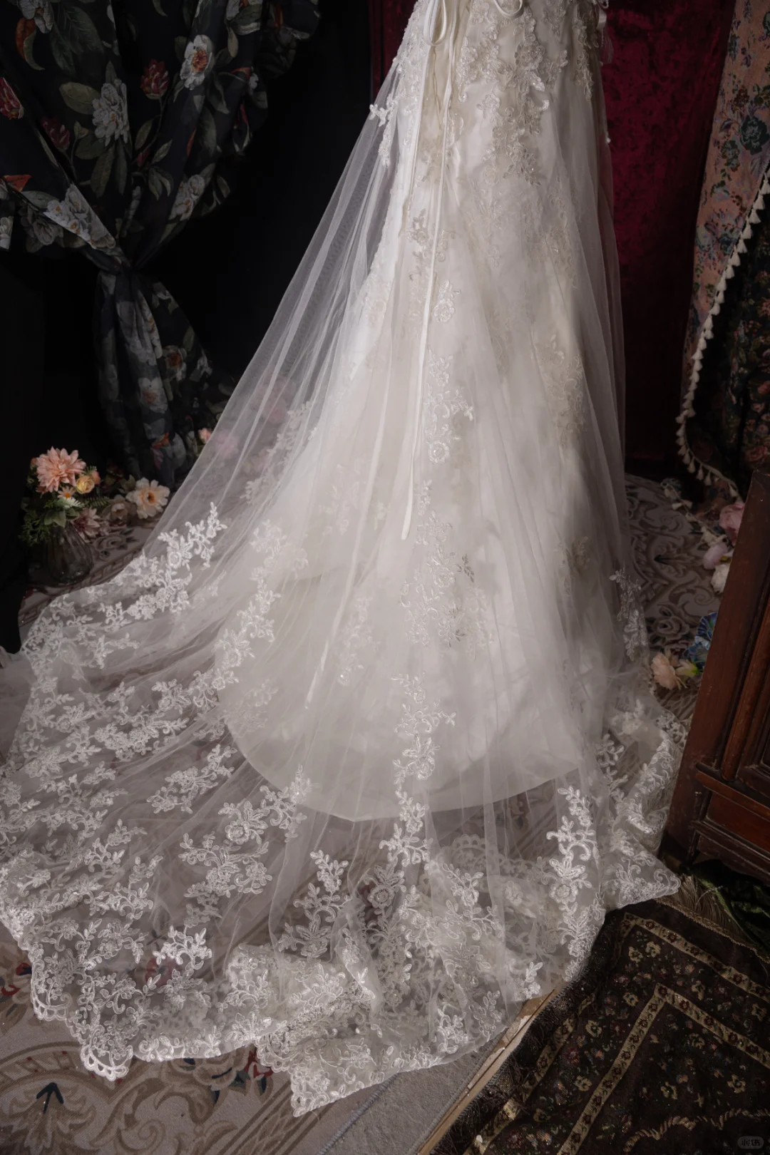 Vintage Strapless Sweetheart A-Line Lace Tulle Floral Embroidery & She DSProm Vintage Strapless Sweetheart A-Line Lace Tulle Floral Embroidery & She DSProm