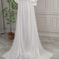 Wunderschönes weißes glitzerndes Pailletten-Perlen-Herzstück-A-Linie-langes Ballkleid Partykleid Abendkleid DP6496