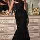 Vintage Shiny Beaded Mermaid Prom Dress One Shoulder Evening Dress Long Formal Dress, DP6597
