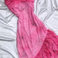 Vintage Hot Pink Sweetheart A-Linie Ballkleid Perlen Rüschen Chiffon Spaghettiträger Formales Kleid, DP6548