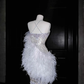 Stunning Cross Straps Mermaid Beading Long Evening Dress Birthday Outfits, DP5092
