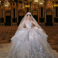 Wunderschönes, glänzendes, perlenbesetztes, paillettenbesetztes A-Linien-Brautkleid im Sweetheart-Design, Ballkleid, Ballkleid, Abendkleid, DP6255