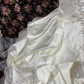 Gorgeous Ivory Satin Tulle Sweetheart Strapless Beaded Pleated Sweet 16th Quinceanera A-Line Floor-length Evening Dress Prom Dress Ball Gown DP6277