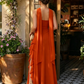 Elegant Strapless Ruffled Slit Sheath Shoulder Sash Prom Dress DP8452