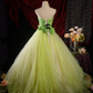 Gorgeous Mint Green Strapless Sequin 3D Flower Sweet 16 Quinceanera Ball Gown  DP7417