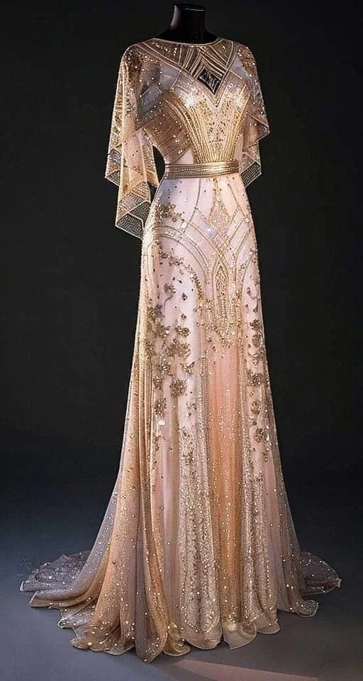 Gorgeous Pink Shiny Beaded Applique A-Line Tulle Prom Dress Evening Dress DP6366