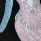 Vintage Shiny Pink Sequined Sweetheart Design Mermaid Prom Dress Evening Dress DP6222