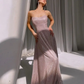 Elegant Glitter Spaghetti Strap A-Line Evening Dress DP8148