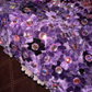 Gorgeous Purple A-Line Floral Beading Long Evening Party Dress Birthday Outfits, DP5075