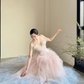 Elegant Sweetheart Ombre A-Line Tulle Party Dress Birthday Outfits Senior Prom Dress, DP5051