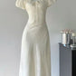 Lovely Ivory Short Sleeves A-Line Party Dress Fashion Women Dress, DP4363